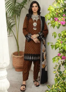 Charizma virsa embroidered linen Unstitched collection 2024 CVW4-07
