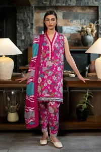 M.BASICS BY MARIA.B WINTER'24 3 Pc Unstitched Printed Khaddar Suit | 504-A