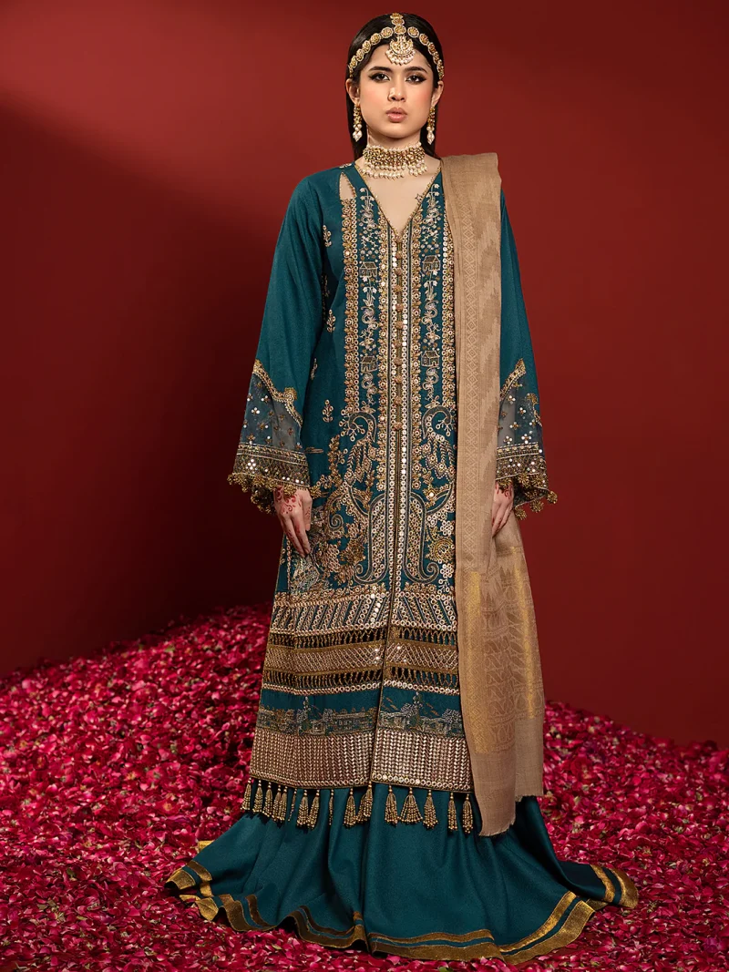 Bin Ilyas LAAL Luxury Embroided Winter Unstitched Edit