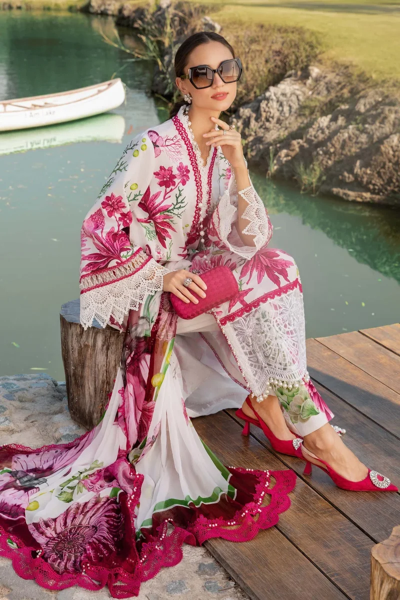 MARIA.B MPRINTS Summer Lawn Unstitched Collection’25 MPT-2510-A