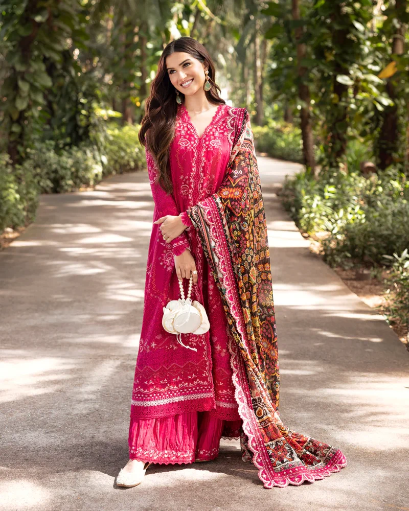 FAIZA SAQLAIN Zinnia Luxury Lawn Unstitched Collection 2025 Varda