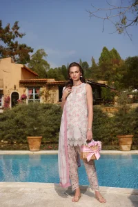 NOOR By Saadia Asad Luxe Chikankaari Unstitched Collection'25 D7-A