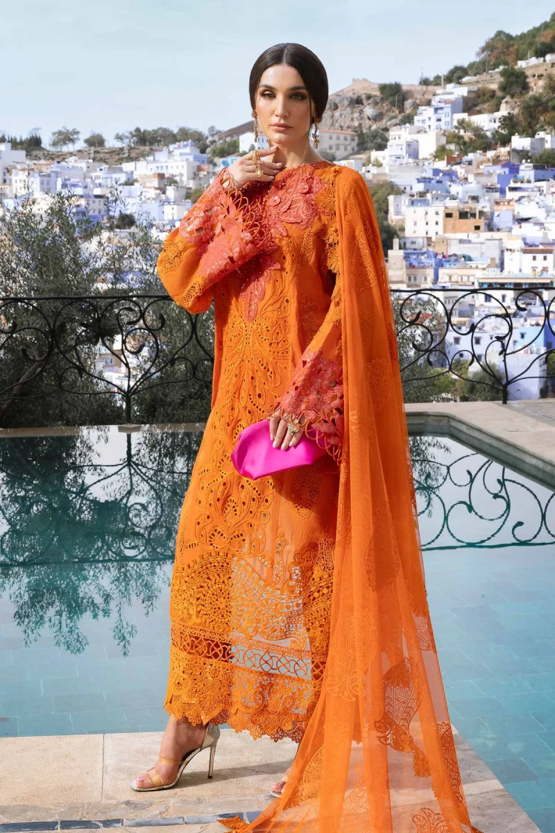 MARIA.B Lawn 3 Piece Unstitched Embroidered Collection'25 D-2505-B