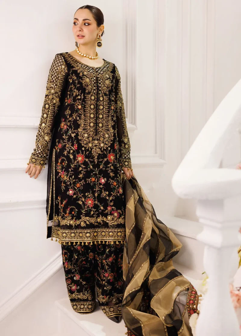 Charizma Dastan-E-Jashan Embroidered Chiffon Suit Unstitched 3 Piece CR25DJ DJ5-03