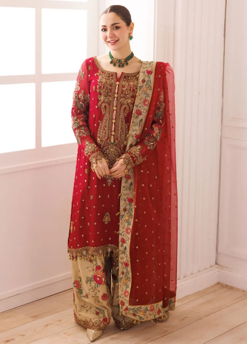 Charizma Dastan-E-Jashan Embroidered Chiffon Suit Unstitched 3 Piece CR25DJ DJ5-05