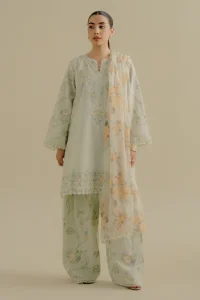 Coco By Zarashahjahan Lawn Unstitched Collection 2025 Elva-1B