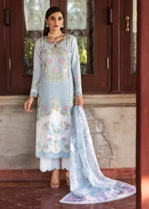 Saira Shakira Bloom Unstitched Lawn Collection'25 LOTUS REVERIE 4-B