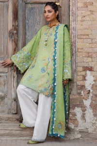 ELAN Luxury Lawn Unstitched Colection'25 ISLA BLEU (EL25-11 B)