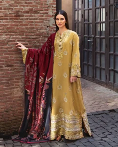 Mushq Broadway Under The Tuscan Sun Winter Unstitched Collection 2025 Sunlit Siena SKU: MUNWI250110U