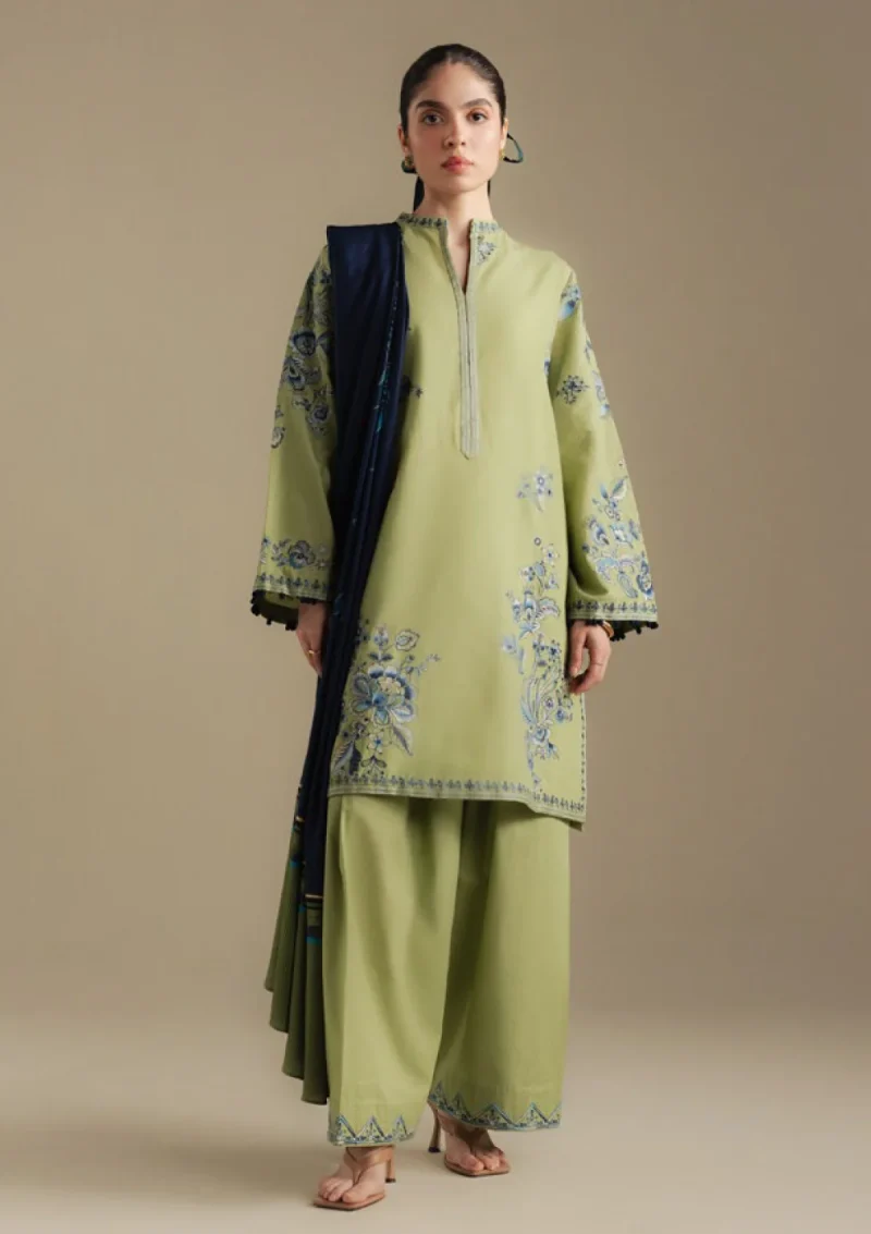 Coco By Zara Shahjahan Winter Unstitched Collection 2025 10B - SNOWDROP