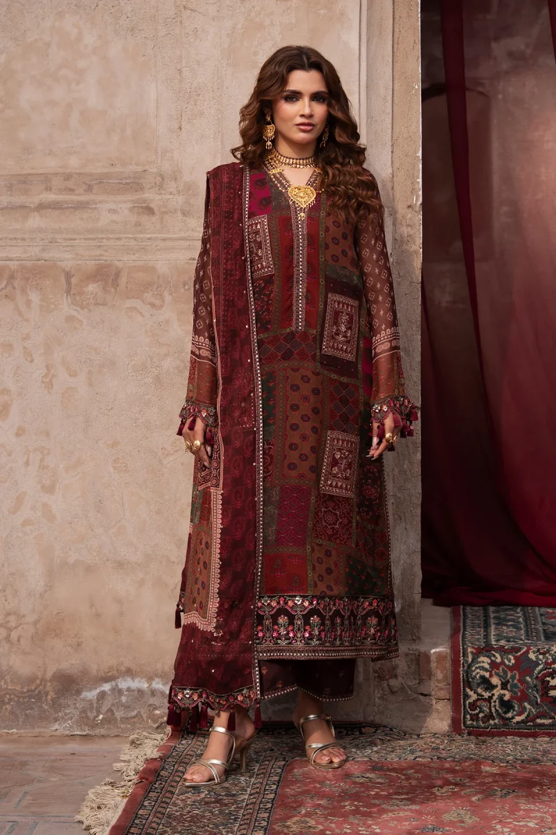 Charizma Vasal Luxury Chiffon Unstitched Collection Vol-01 Festive Edit 2026 VSL6-03