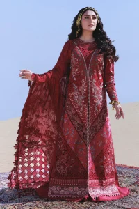 Nureh Aman Luxury Lawn Unstitched Collection 2026 Kiraz NE-230