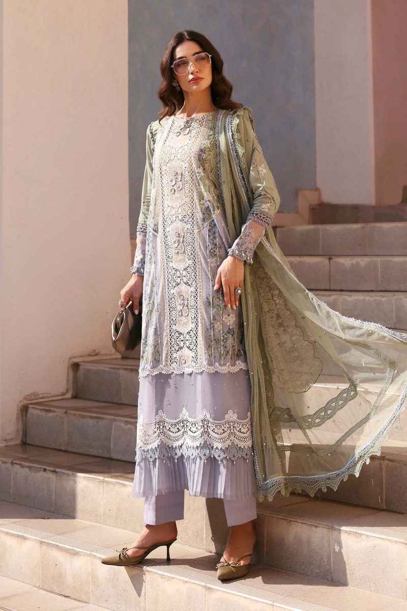 Maria.B Luxury Lawn Unstitched Collection 2026 D-2606-B-Default