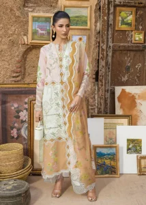 Saira shakira Bloom Luxury Lawn Unstitched Collection 2026 LANA 3-B