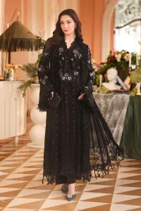 Maria.B Luxury Chiffon Unstitched Collection 2026 MPC-26-204-Black