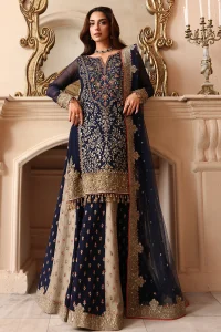 Charizma Dastan-E-Jashan Luxury Chiffon Unstitched Collection VOL. 1 2026 DJW6-02
