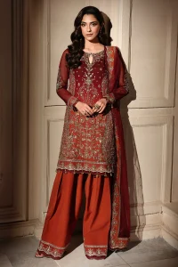 Charizma Dastan-E-Jashan Luxury Chiffon Unstitched Collection VOL. 1 2026 DJW6-08